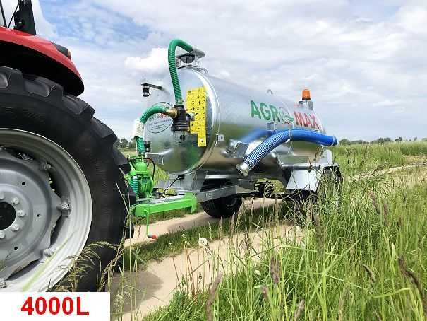 WÓZ ASENIZACYJNY Beczka Beczkowóz 4000L Agro-Max