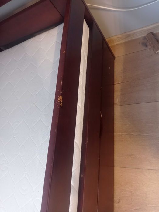 Łóżko drewniane Kami 70x160 + materac