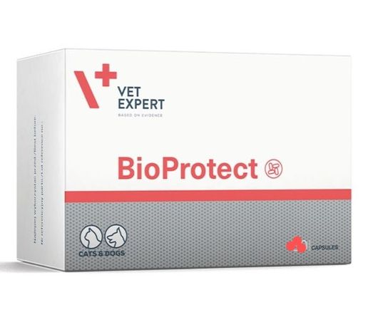 VET EXPERT BIOPROTECT - probiotyk dla psów i kotów 30kapsx 4 op