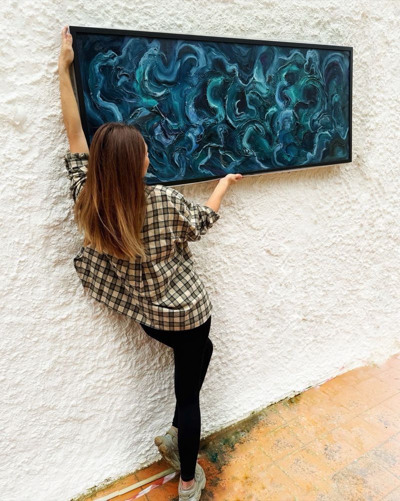 Pinturas únicas, quadro, abstracto,
