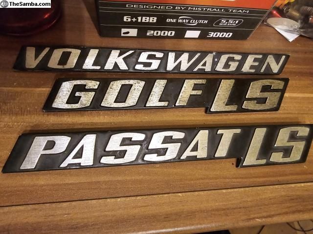 Emblematy Znaczki golf ls Passat ls mk1 mk2