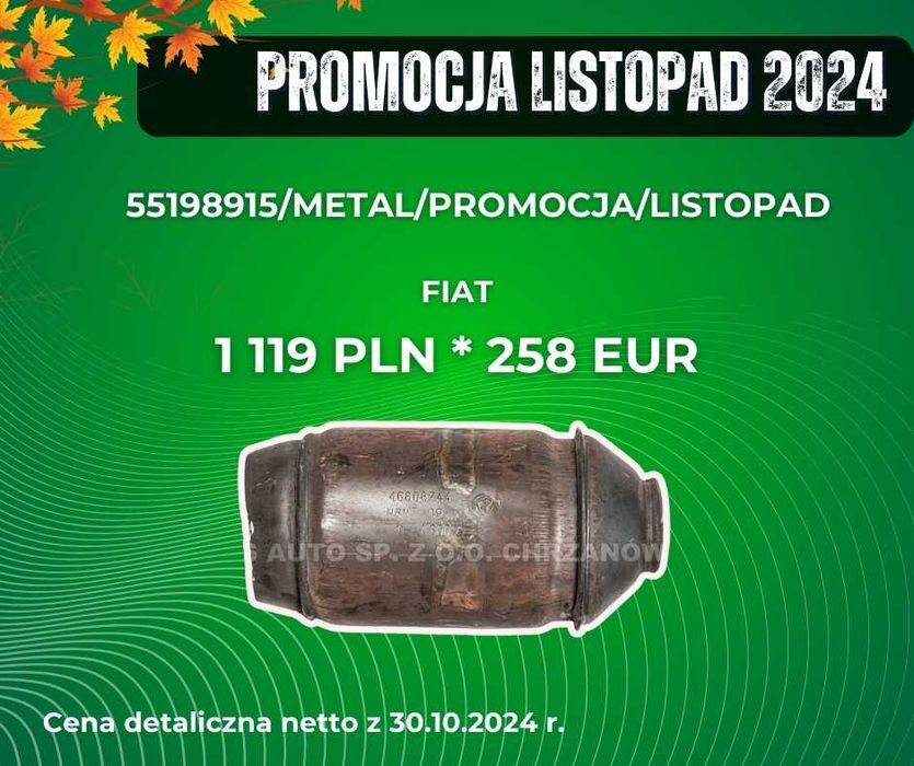 Największy Skup katalizatorów Monolitu Filtrów DPF -Brodnica