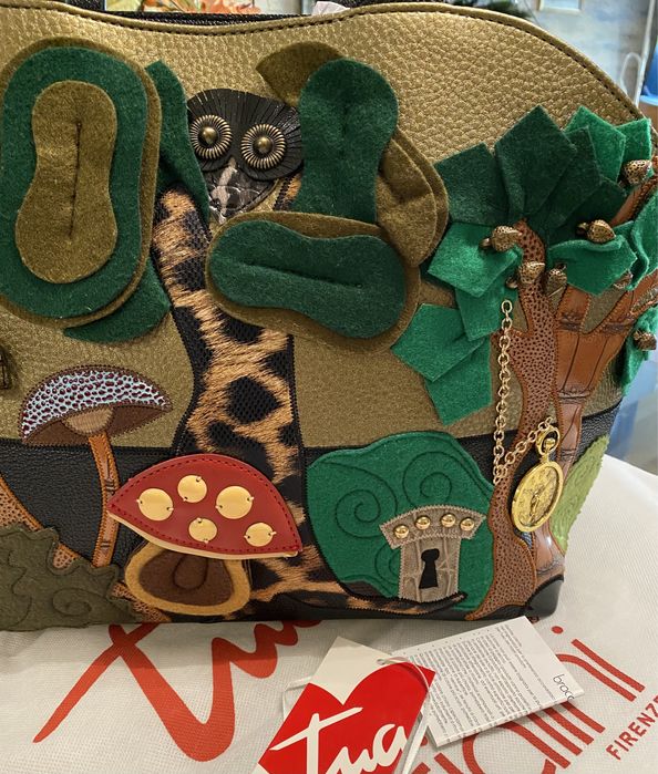 Mala Braccialini Handicraft Art Nova Etiqueta