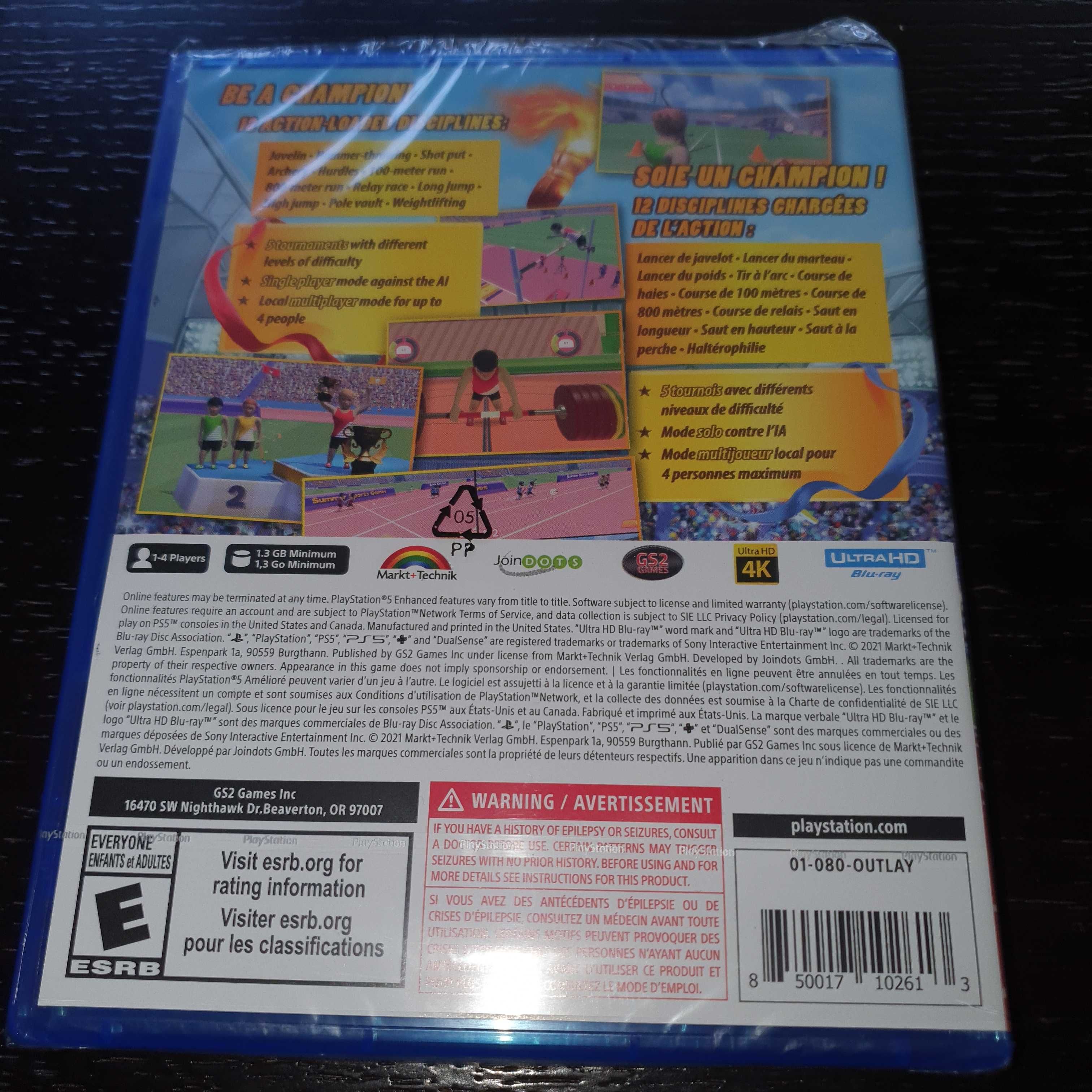 PS5 Summmer sports games 4K nowa