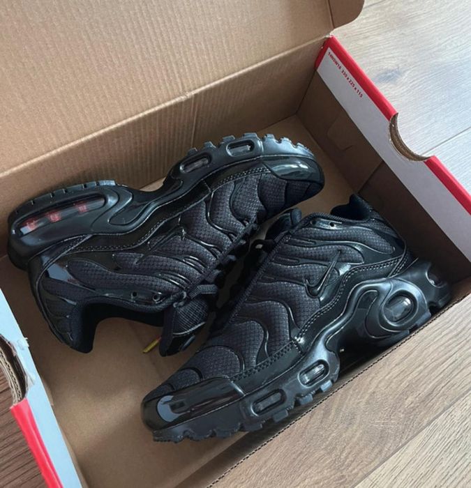 Air max czarne nowe meskie buty sportowe air max plus czarne