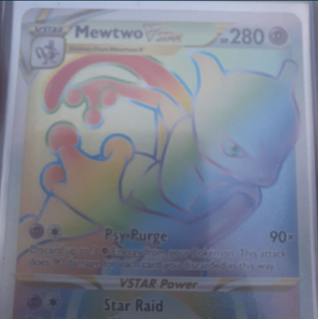 Mewtwo Vstar 079/078 Pokémon GO Secret Hyper Rare Pokémon Card