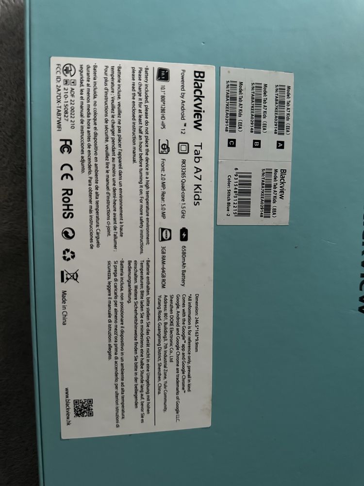 Blackview Tab A7 Kids