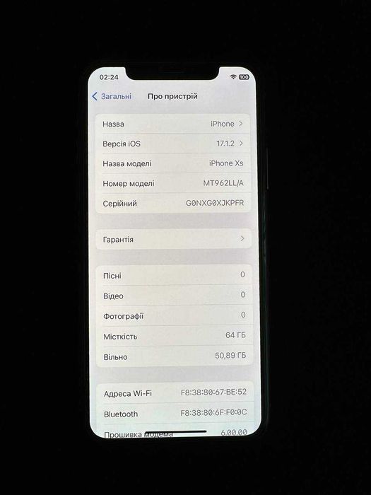 Iphone XS Gold 64Gb