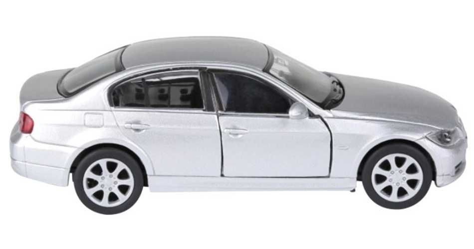 BMW 330i model WELLY 1:34 srebrny