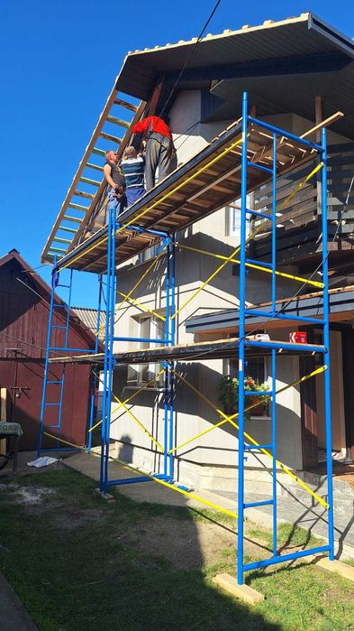 Будівельні рамні ліси 4х6 м, риштування до 40 м, строительные леса