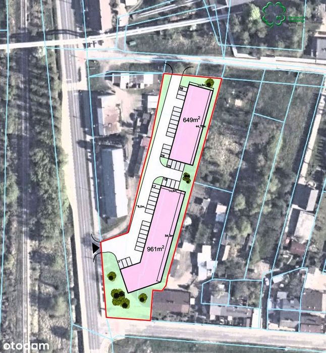 Konin,na sprzedaż grunt inwestyc. z gotową koncepcją pod park handlowy