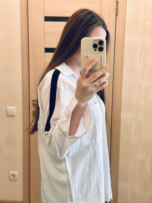 Жіноча рубашка біла zara