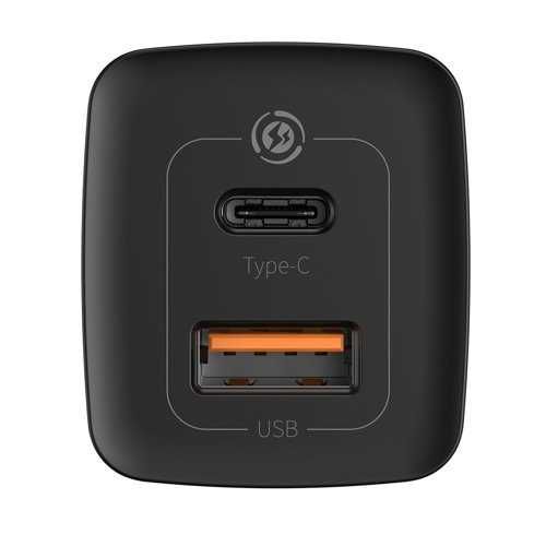 Baseus GaN2 Lite szybka ładowarka sieciowa 65W USB / typ c zasilacz