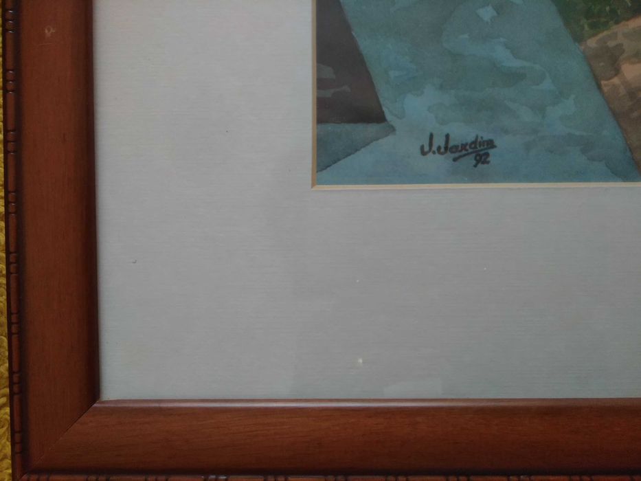 Quadros de Serigrafias com Moldura em Madeira, emolduradas na ARTINA