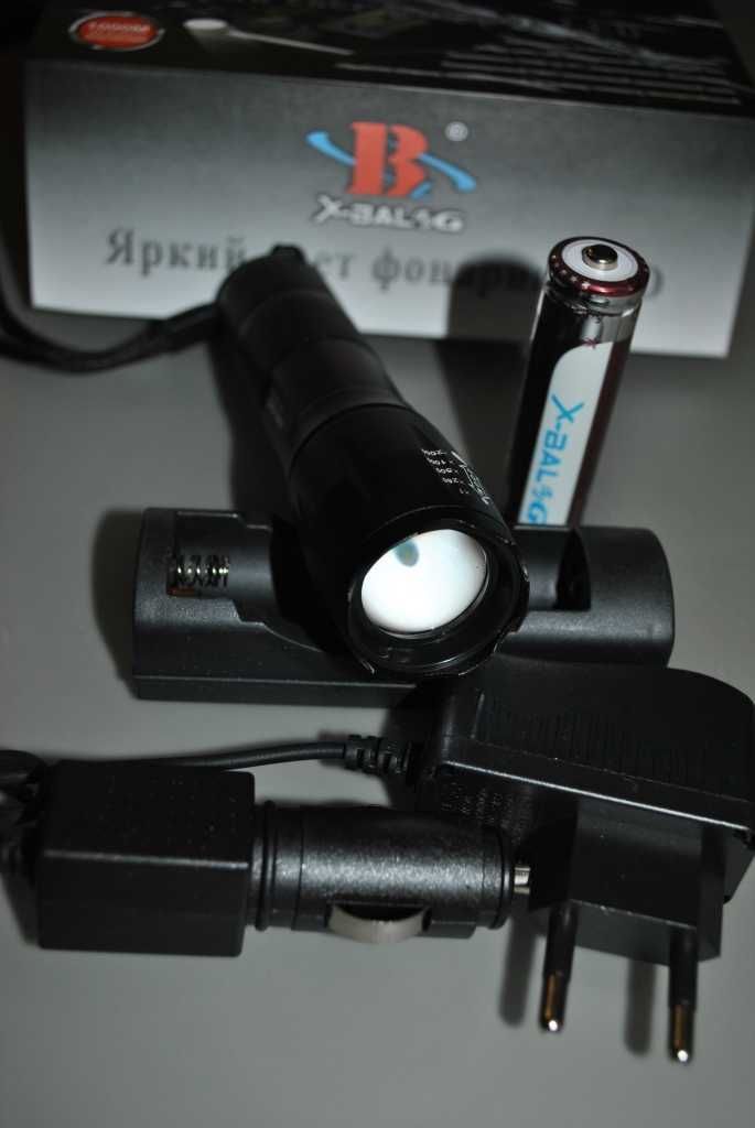 Фонарик ручной аккумуляторный  BL-1831 CREE T6