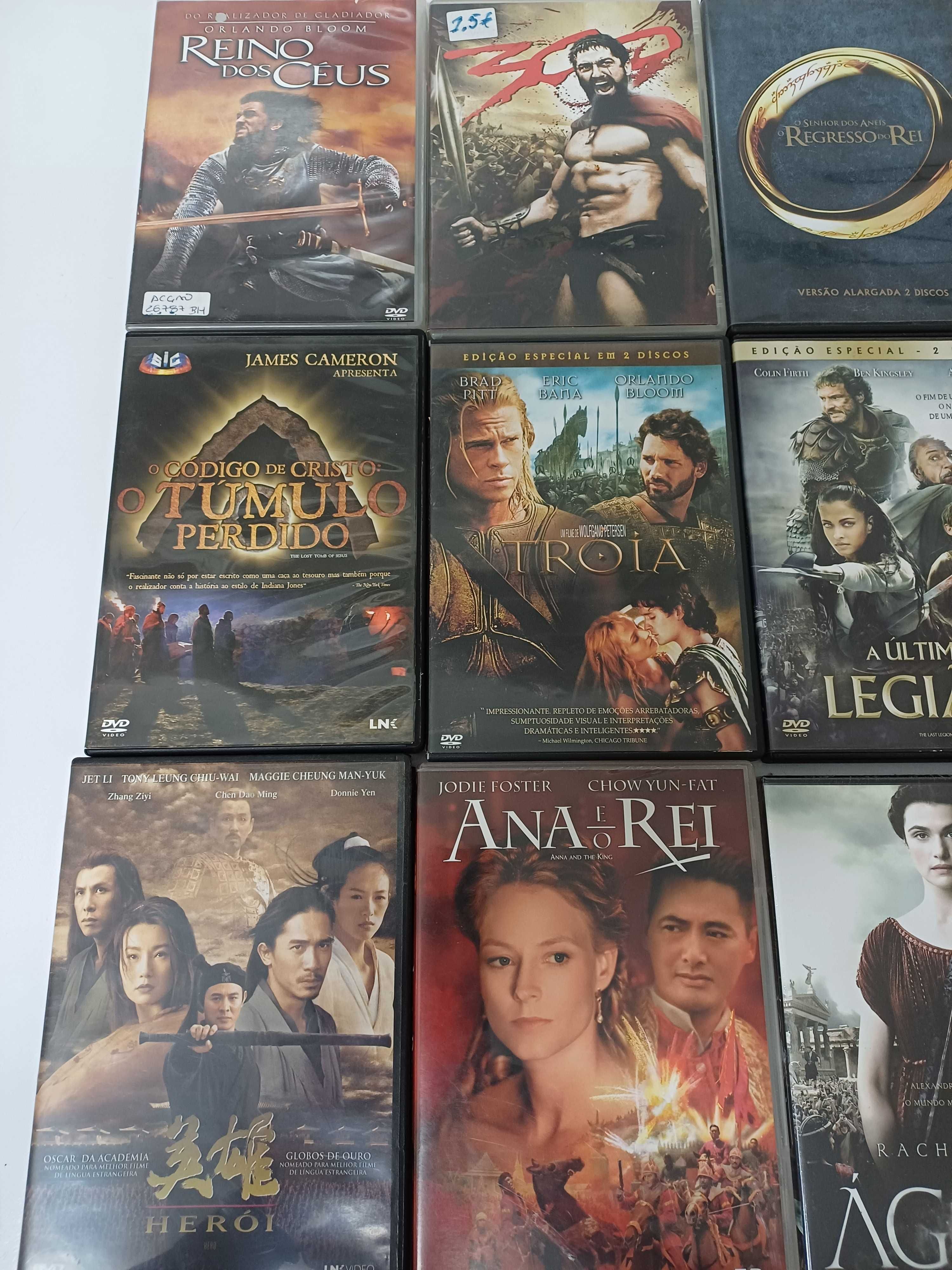 Dvd's de Filmes Históricos 13 unidades originais