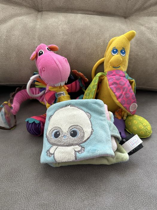 Підвіска, погремушкт Банан Tiny Love та дракоша (дракон) Lamaze