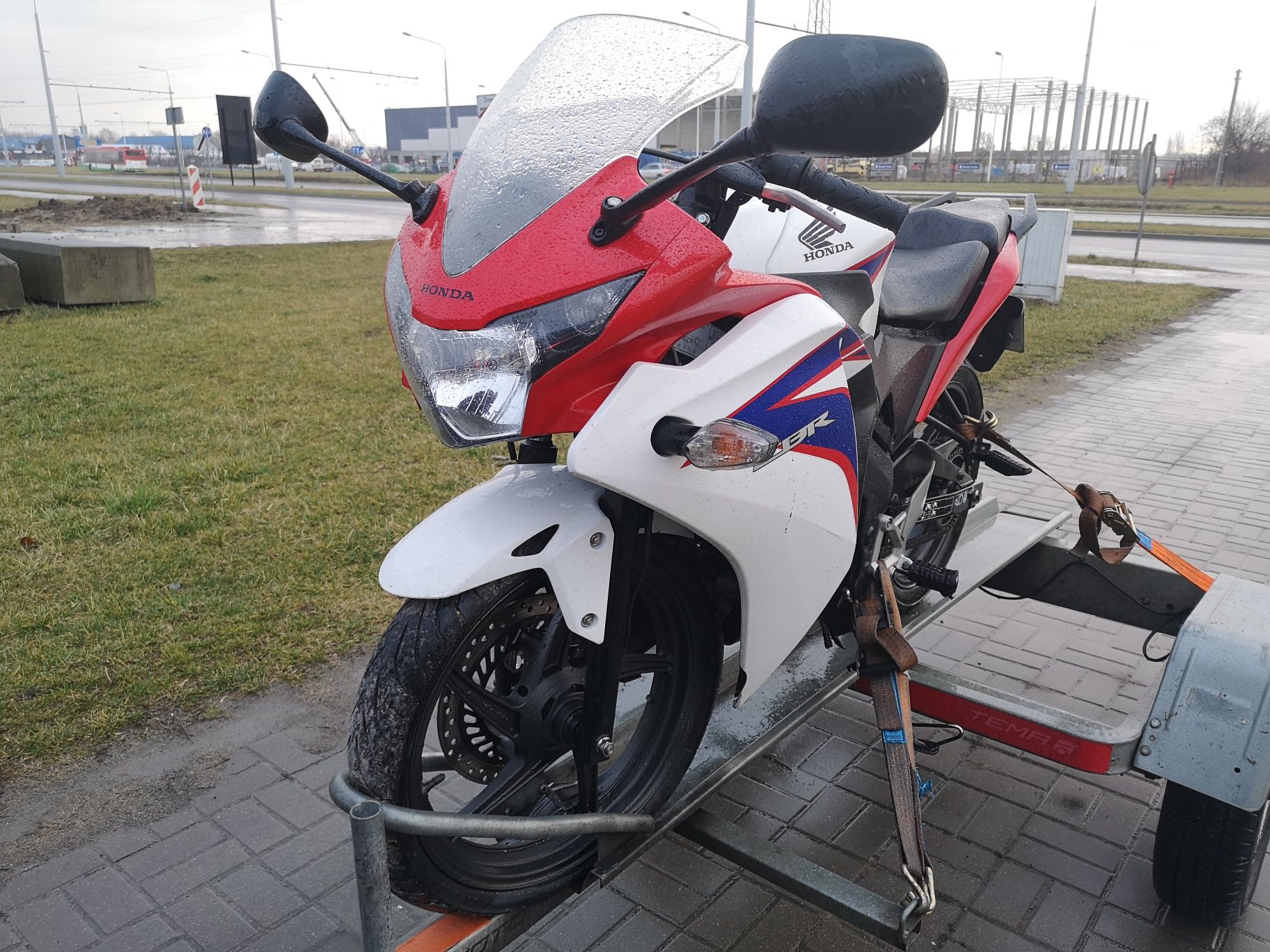 Rama + dokumenty PL Honda CBR 125 jc50 2011r. Silnik owiewki lampa