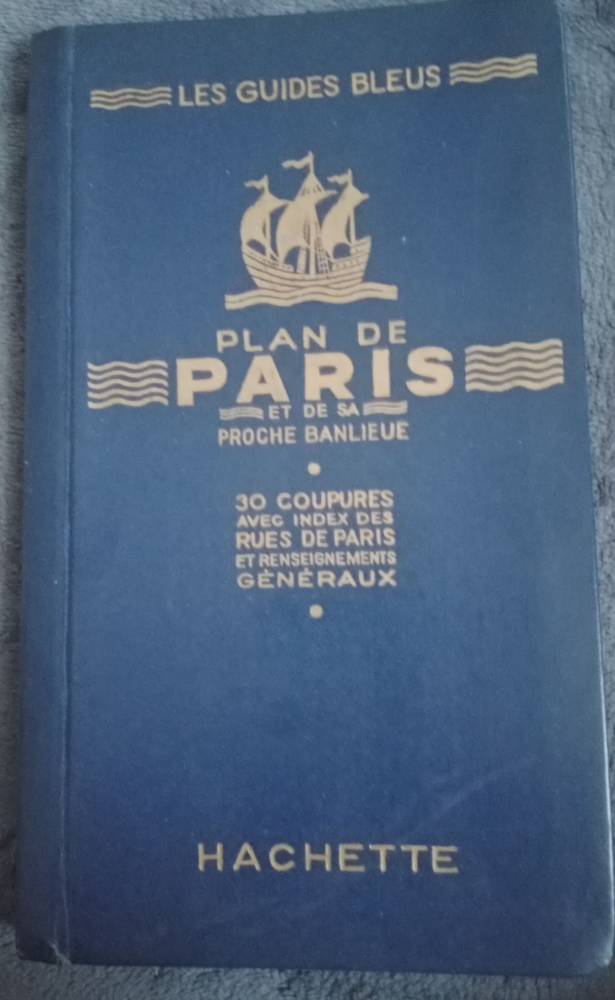 Plan Paryża Hachette 1954 r.