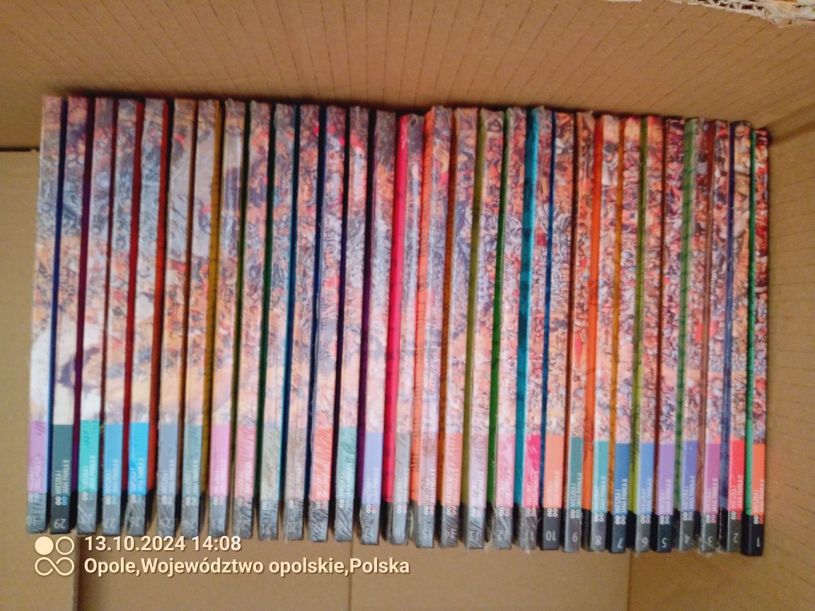 Karton książek i zbiory płyt CD
