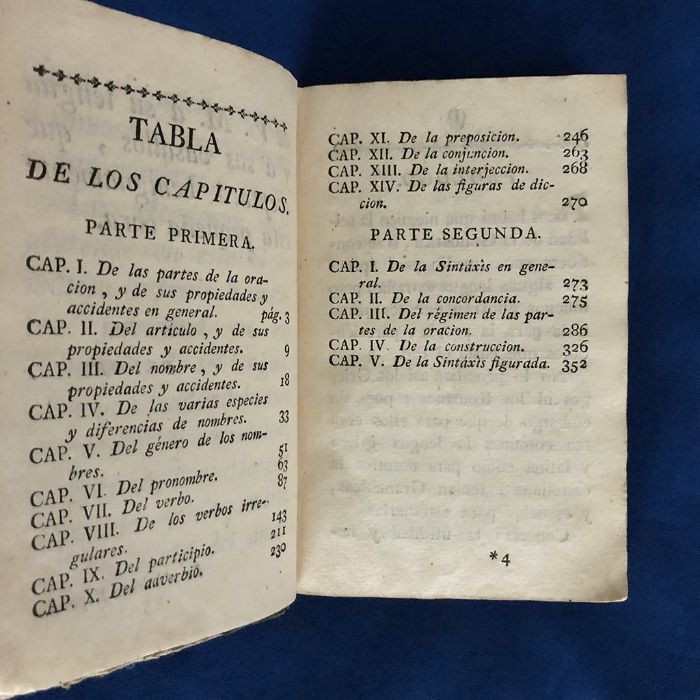Séc. XVIII [1796] — GRAMÁTICA ESPANHOLA — Viúva Ibarra