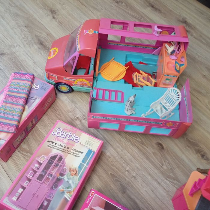 Camper Barbie Mattel , różności , duży zestaw