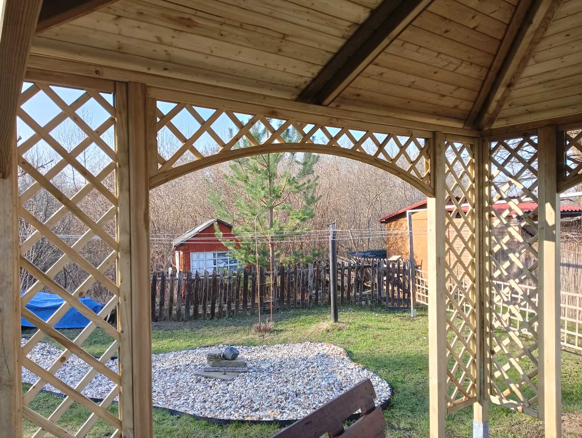 PERGOLA Kratka NOWA 41x180 cm łukowa do ALTANY z drewna Altanki WIATY
