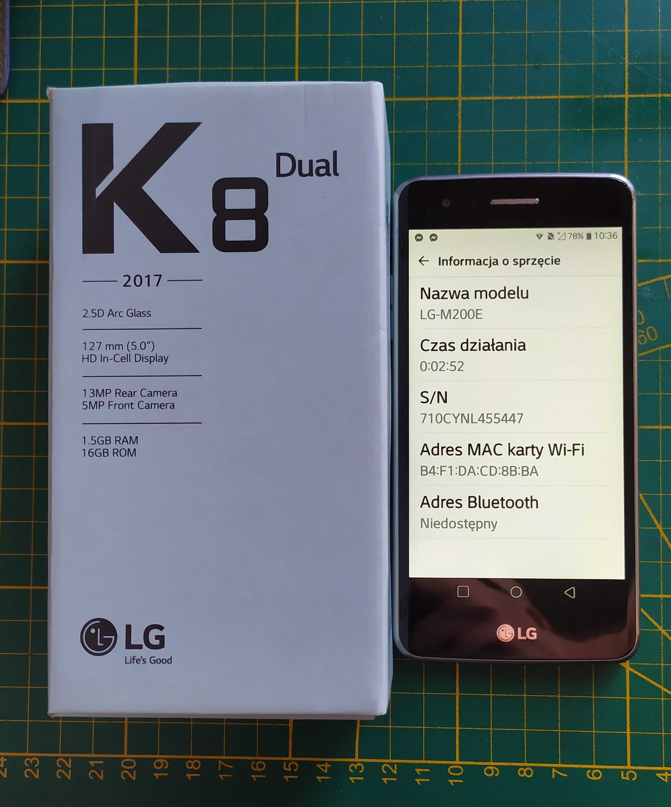 LG K8 1,5 GB / 16 GB 4G (LTE) dual sim