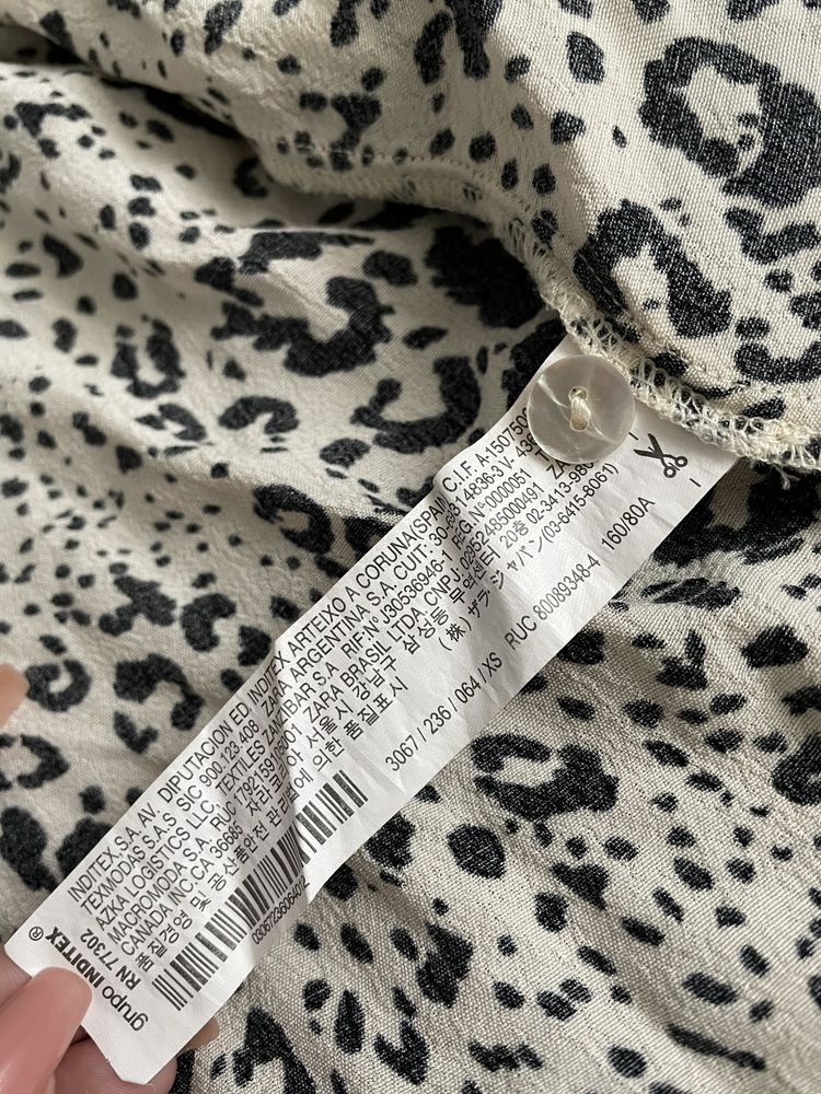 Сорочка Zara. Леопардова сорочка