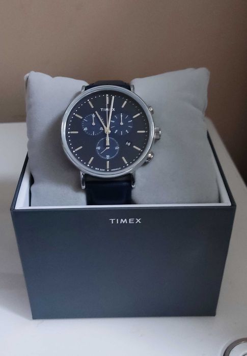 Zegarek Timex TW2U57500 - męski, chronograf - Nowy