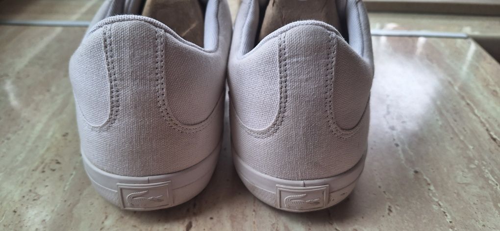 Buty tenisówki męskie Lacoste białe rozmiar 46,długość wkładki 28