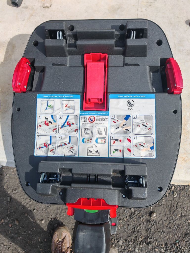 Fotelik samochodowy HAUCK isofix przód i tył do 18 kg