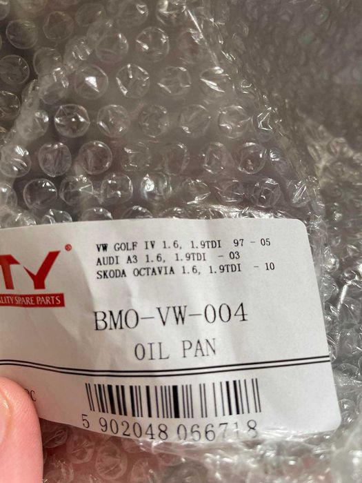 carter do oleo NTY compativel com VW Golf IV, Audi A3 e Skoda Octavia