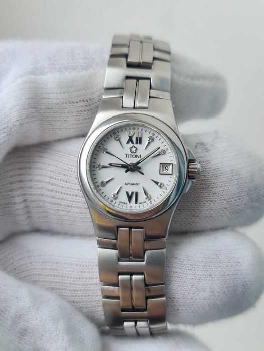 Жіночий годинник Titoni 23950 Automatic Sapphire Swiss made