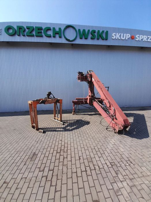 DZWIG HDS ATLAS AK 140 OBROTNICA  CHWYTAK DO PALET