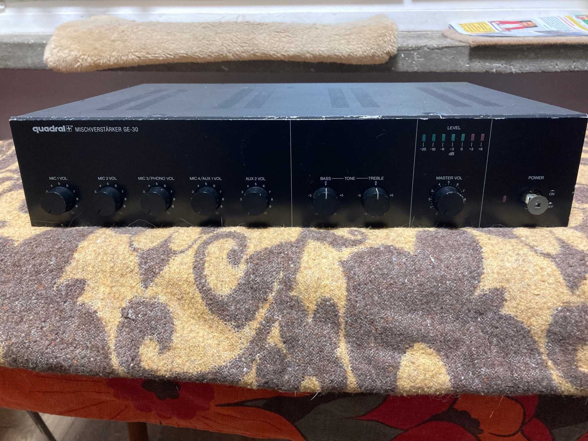 Quadral GE-30 wzmacniacz miksujący mieszający Made in Japan