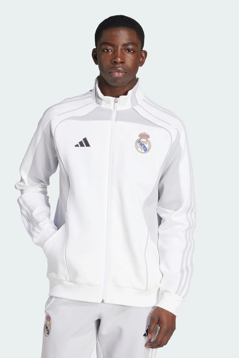 Чоловіча біла спортивна кофта Real Madrid UBP Doubleknit adidas JN3069