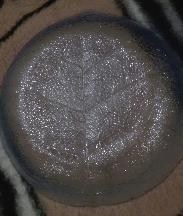 patera, miseczka imitacja liścia