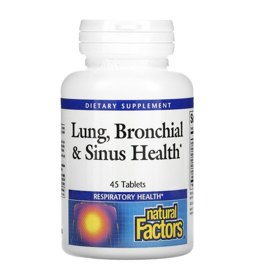 Здоровье дыхательных путей, Lung, Bronchial and Sinus Health, 45 шт