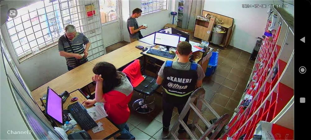 Установка та ремонт систем відеоспостереження