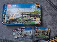 LEGO City 60197 Pociąg pasażerski + LEGO City 60205 Tory