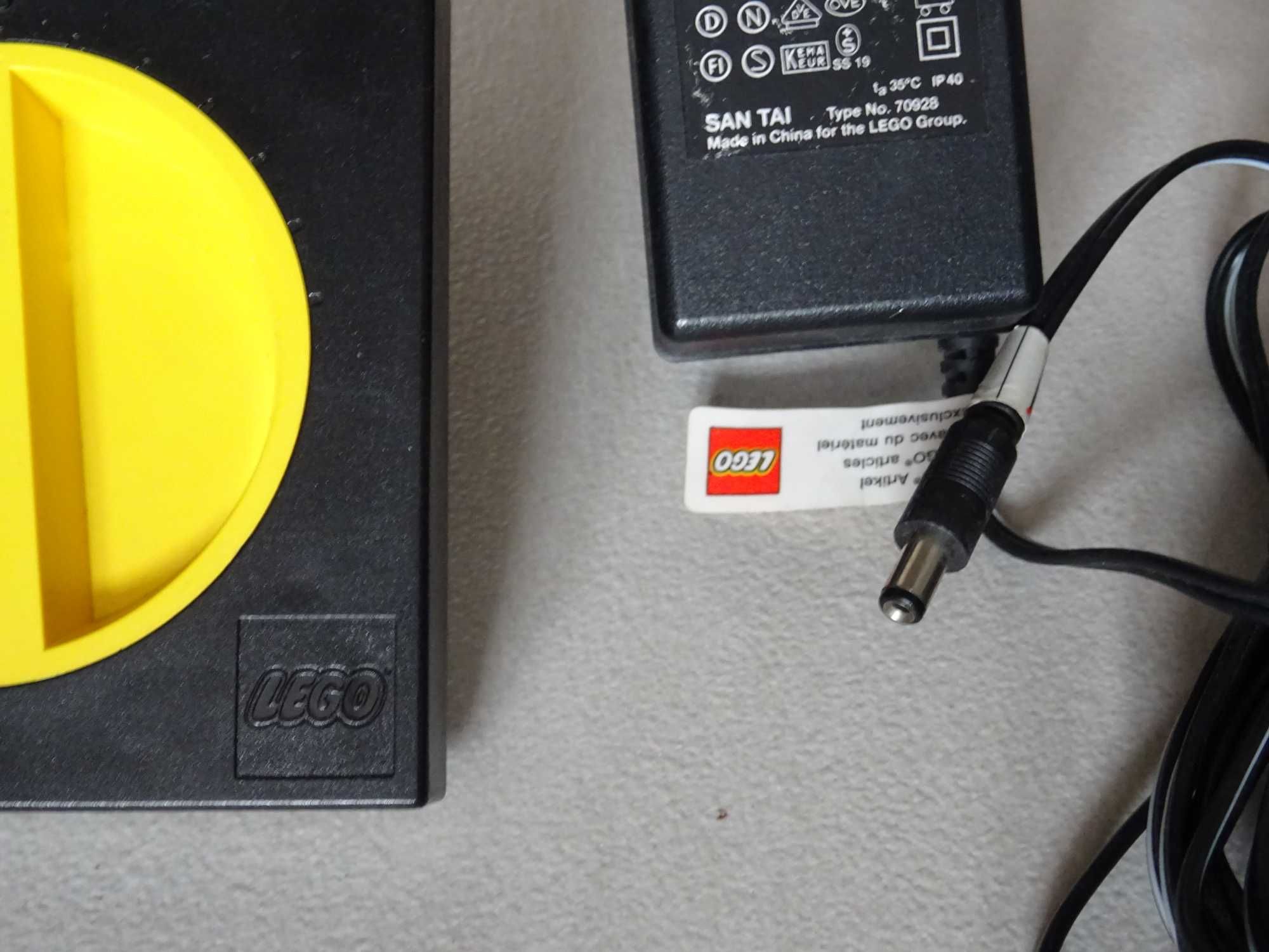 Tory, motor pociągu, zasilacz, sterownik Lego 9V
