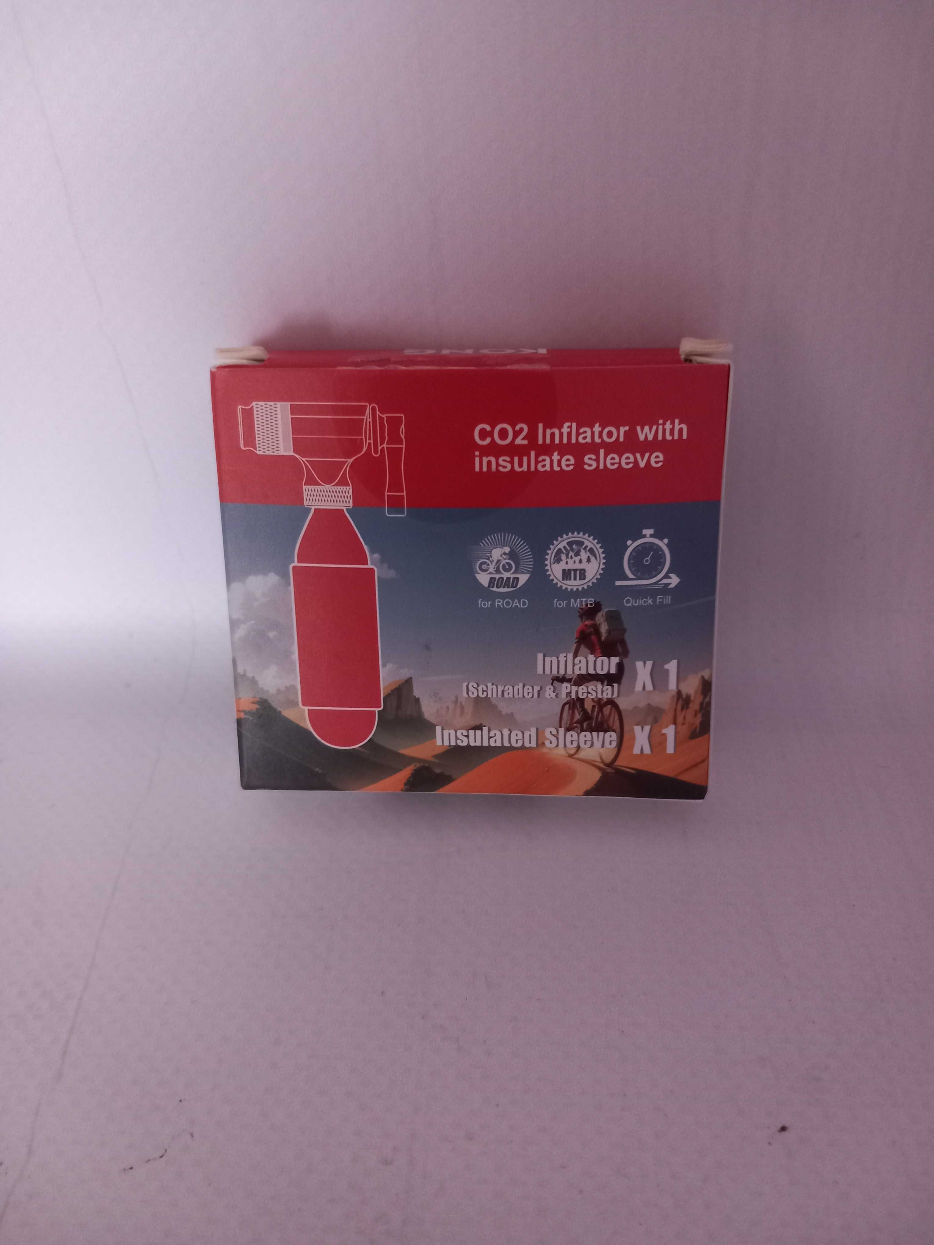 KONG MING CAR CO2 inflator do rowerów, pompa , kompatybilna z wentylem