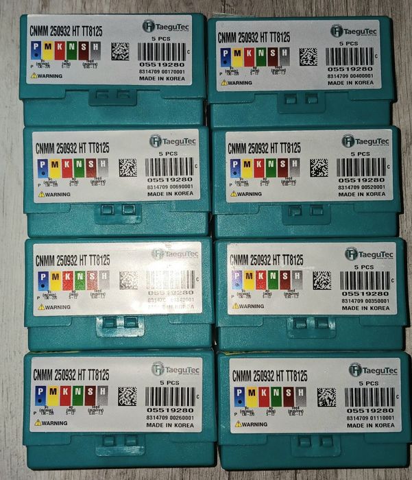 Пластини Taegutec CNMM 250932 TT8125 кількість