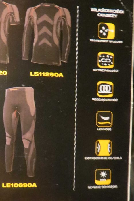 odzież termoaktywna komplet brubech rozmiar L