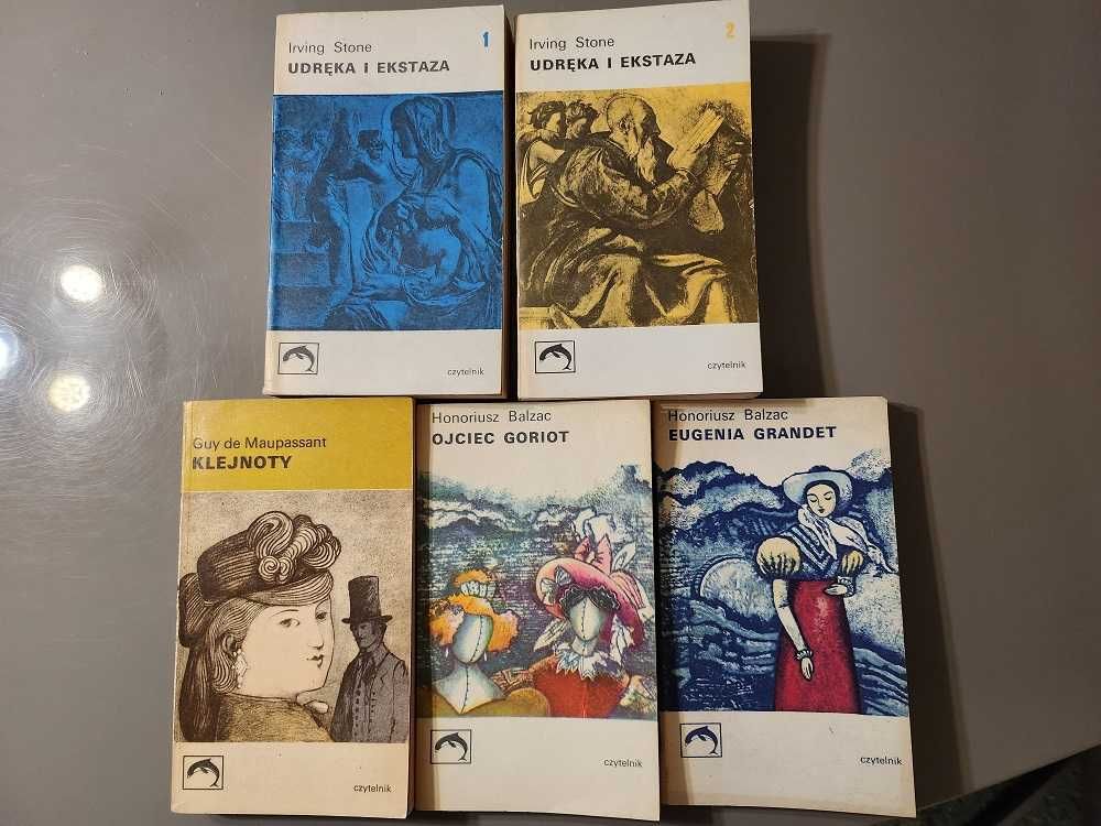 Zestaw 4 powieści z serii z delfinem wydawnictwo Czytelnik