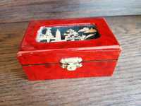 Lakierowane chińskie pudełko rzeźba z korka