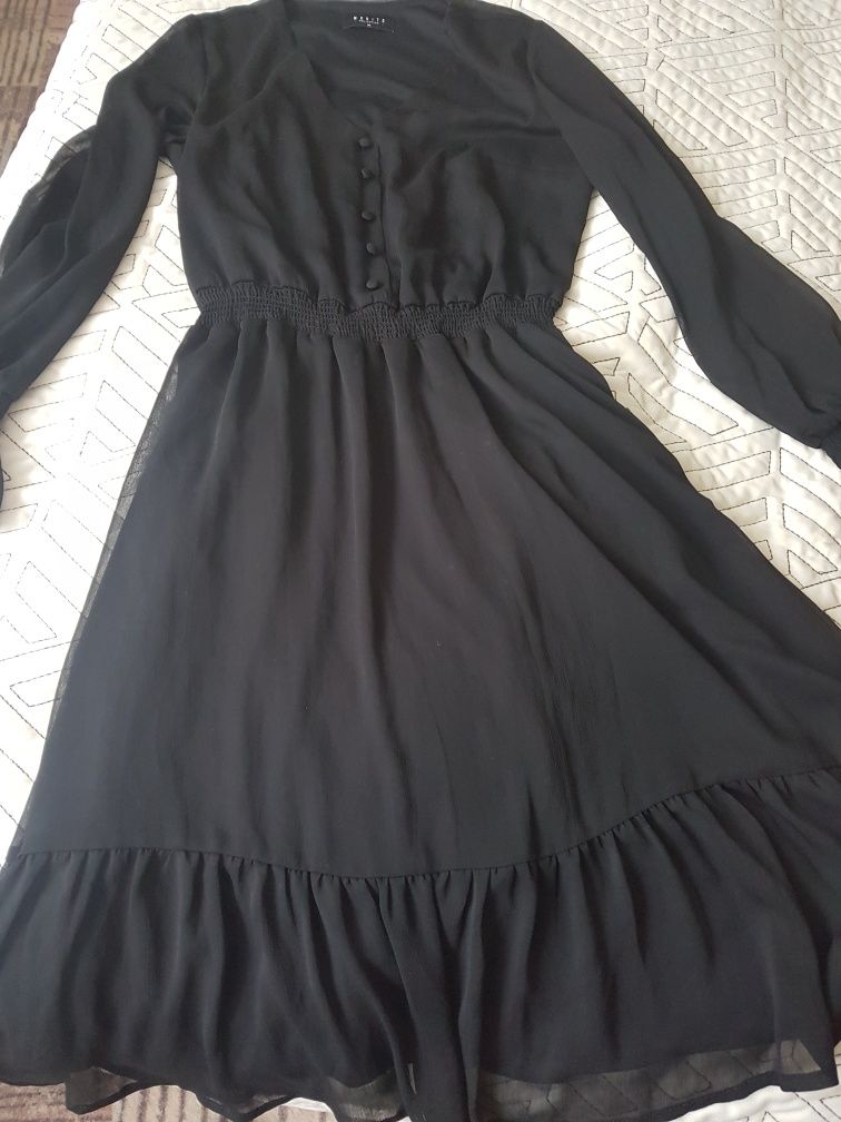 Czarna wizytowa  sukienk roz36 Mohito