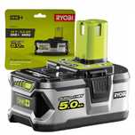 Ryobi Akumulator Bateria Li-ion O Pojemności 5,0ah 18v System One+ Rb1