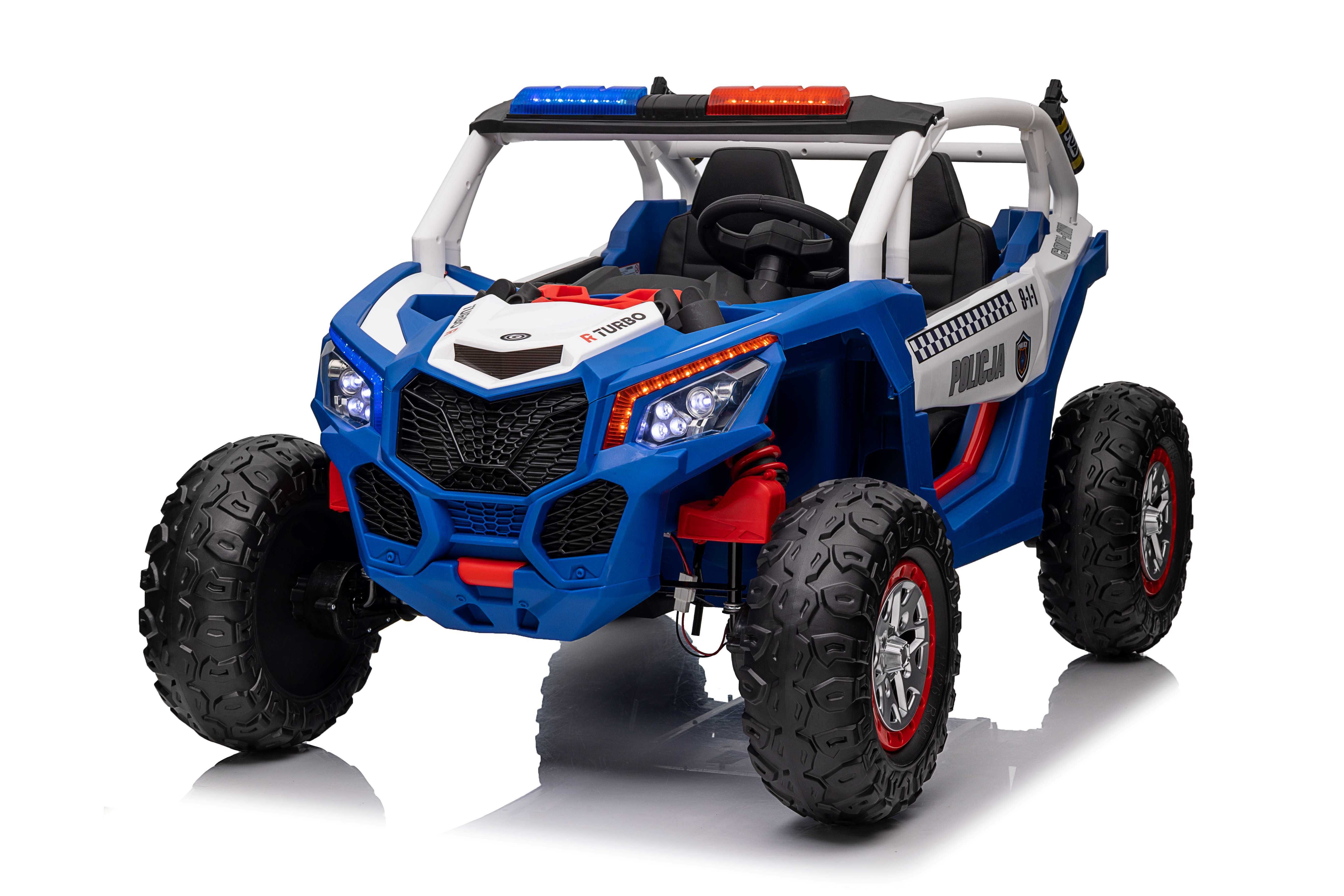 Pojazd dla dzieci BUGGY POLICJA 4X4 24V 7Ah